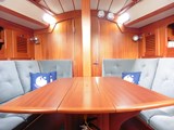 Saloon Seating and Table on Hallberg Rassy 31